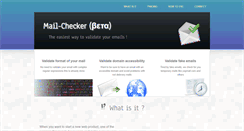 Desktop Screenshot of mail-checker.com