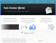 Tablet Screenshot of mail-checker.com